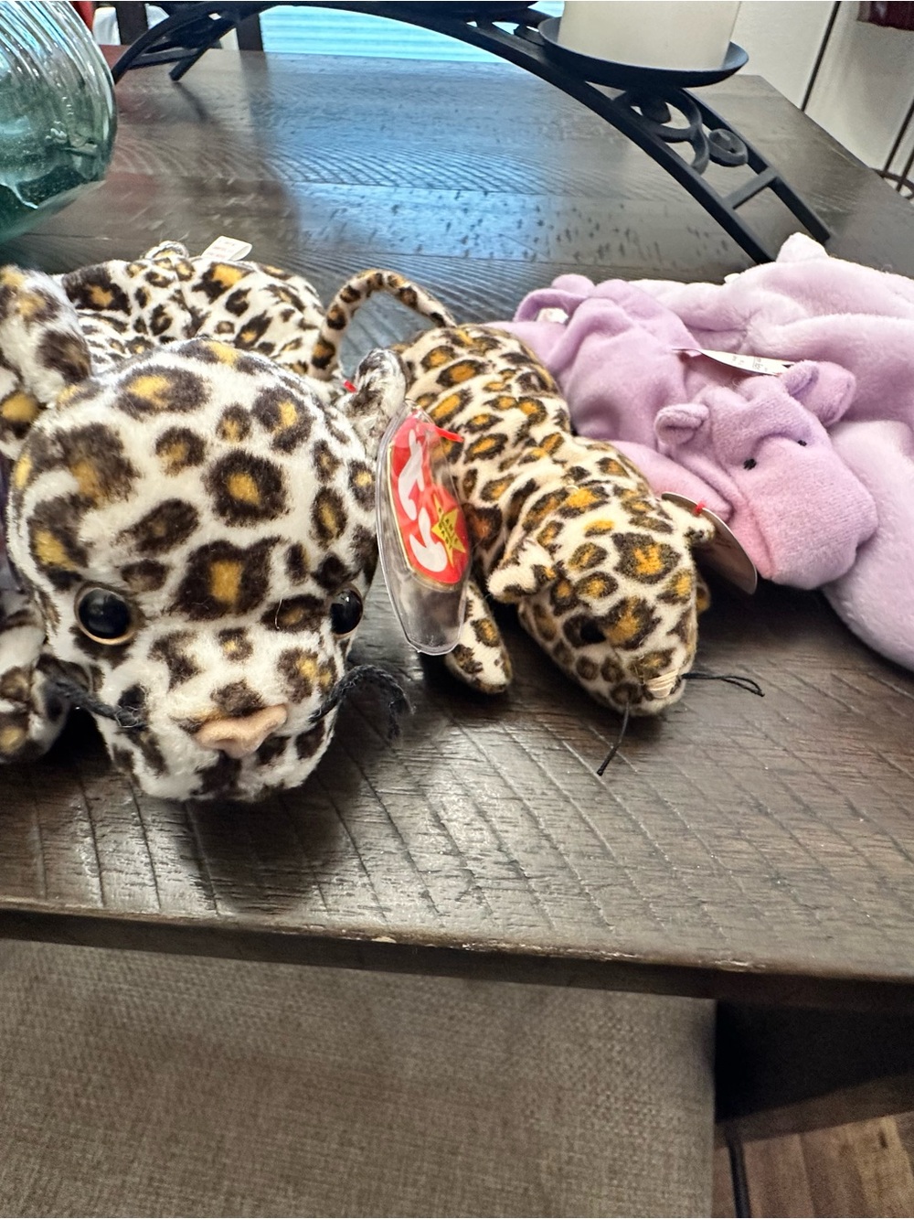Ty 🐆Freckles and Teenie Freckles Leopard Beanie Babies Duo